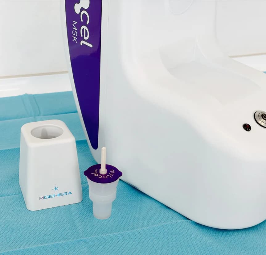 Mytocel MSK N4SA system and Rigeneracons point-of-care setup